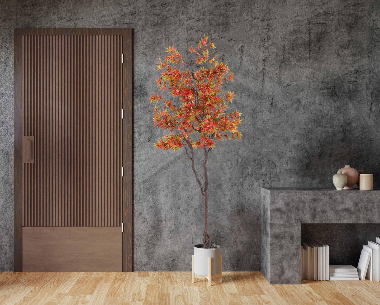 Poster Frame in living room Psd Mockup